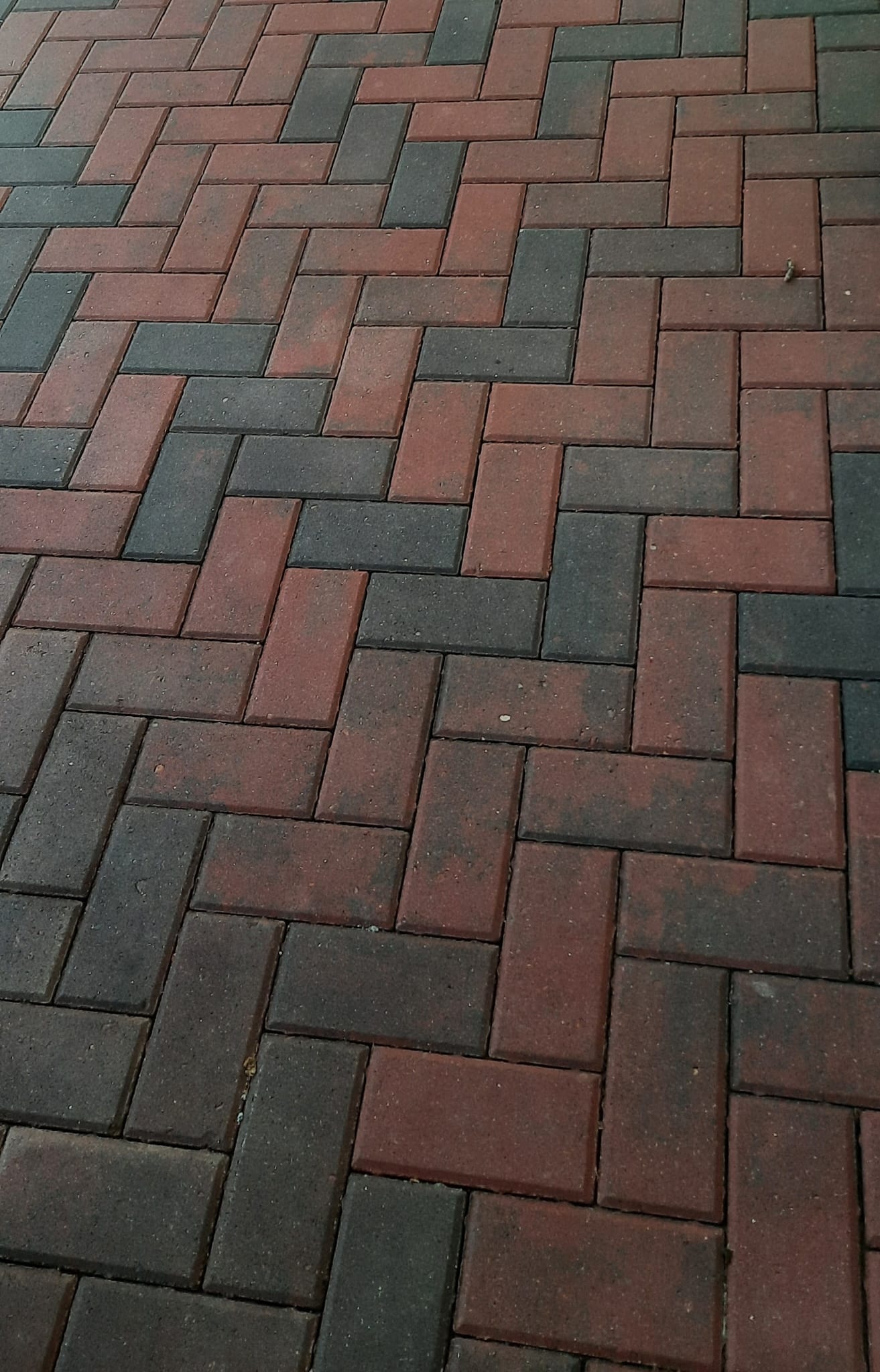 Einfahrt nach der Steinreinigung
